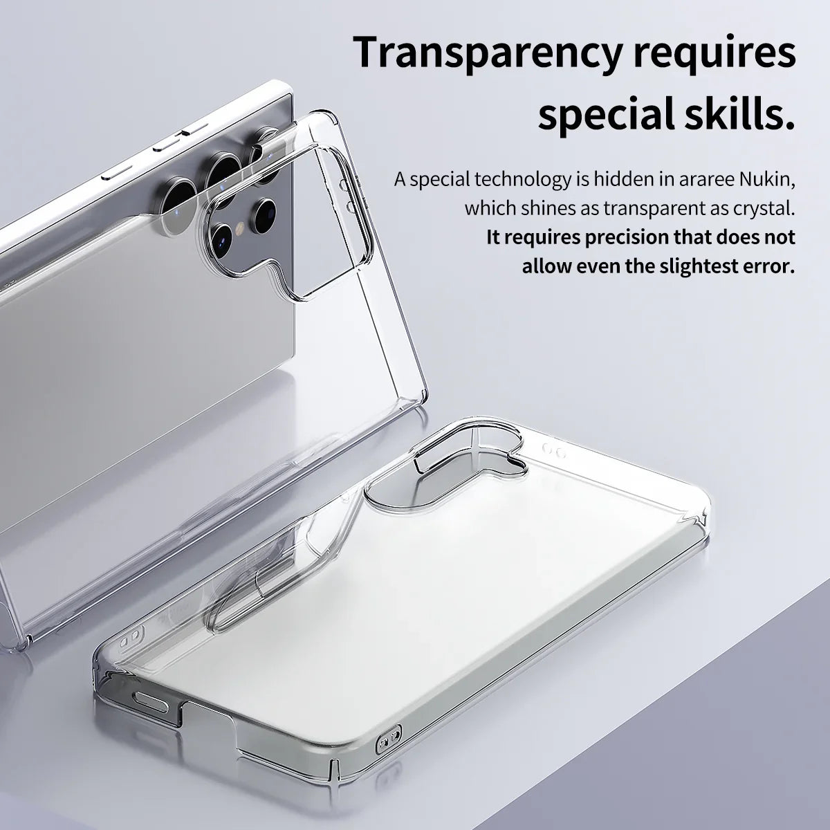 Galaxy S24 Ultra Araree Nukin Case - Clear - Tashqila Galaxy S24 Ultra Araree Nukin Case - Clear - Tashqila